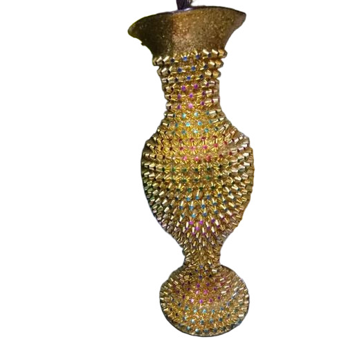 Golden Fancy Flower Vase