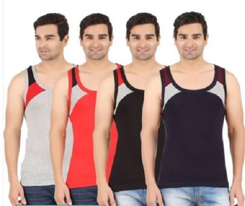 Mens Slim Fit Gym Vest