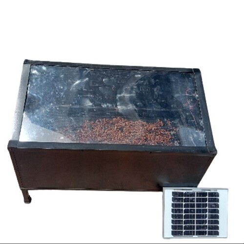 Solar Dryer 30 Kg Capacity - Color: Black