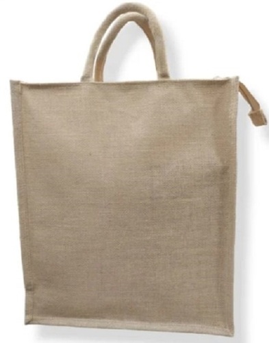Zipper Jute Carry Bag