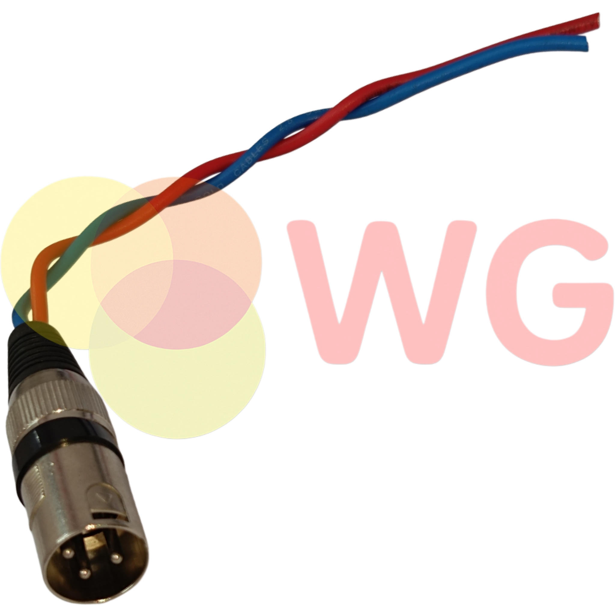 Charging Plug / Xlr Type / Lite / Male / W/Wires / E-Scooty