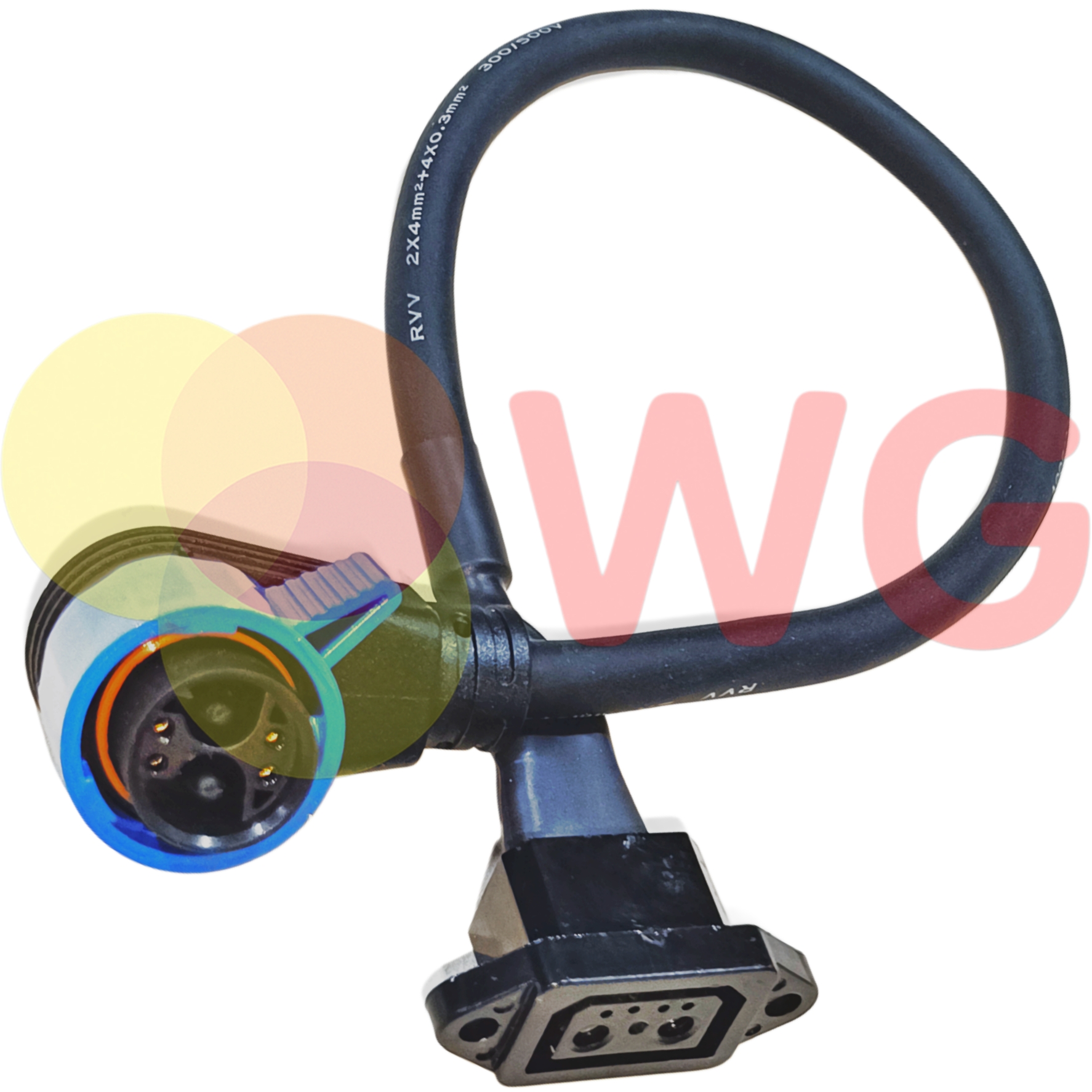 Convertor / Chogori Type Ch. Plug (Oki. 2+4) To D Type Ch. Socket / E-Scooty
