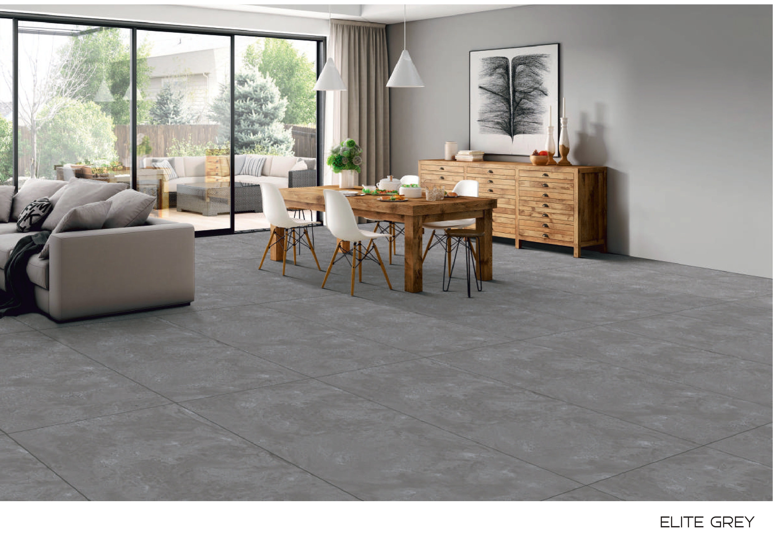 Elite Grey Porcelain Tile