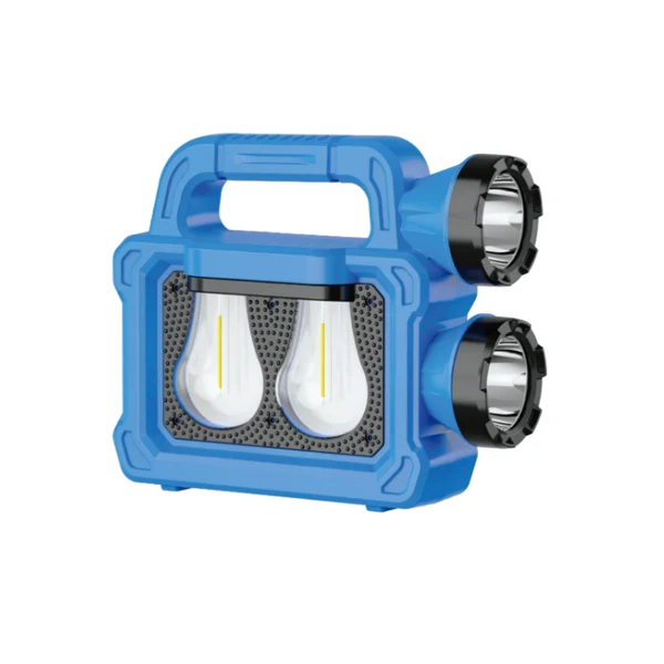 Multipurpose Emergency Lantern With Usb Charging & Mobile Power Bank - Color: Blue