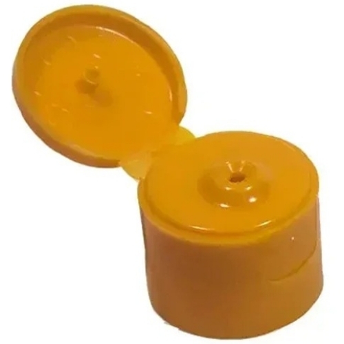 Plastic Container Cap - Color: Yellow