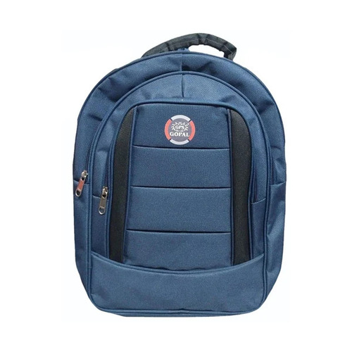 Polyester Plain School Bag, 10 Liter