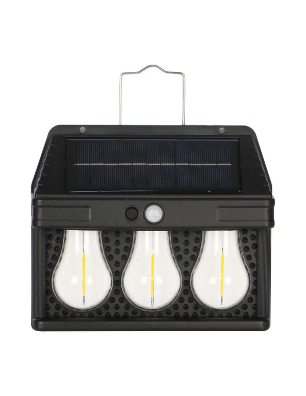 Solar Wall Light With 3 Bulbs