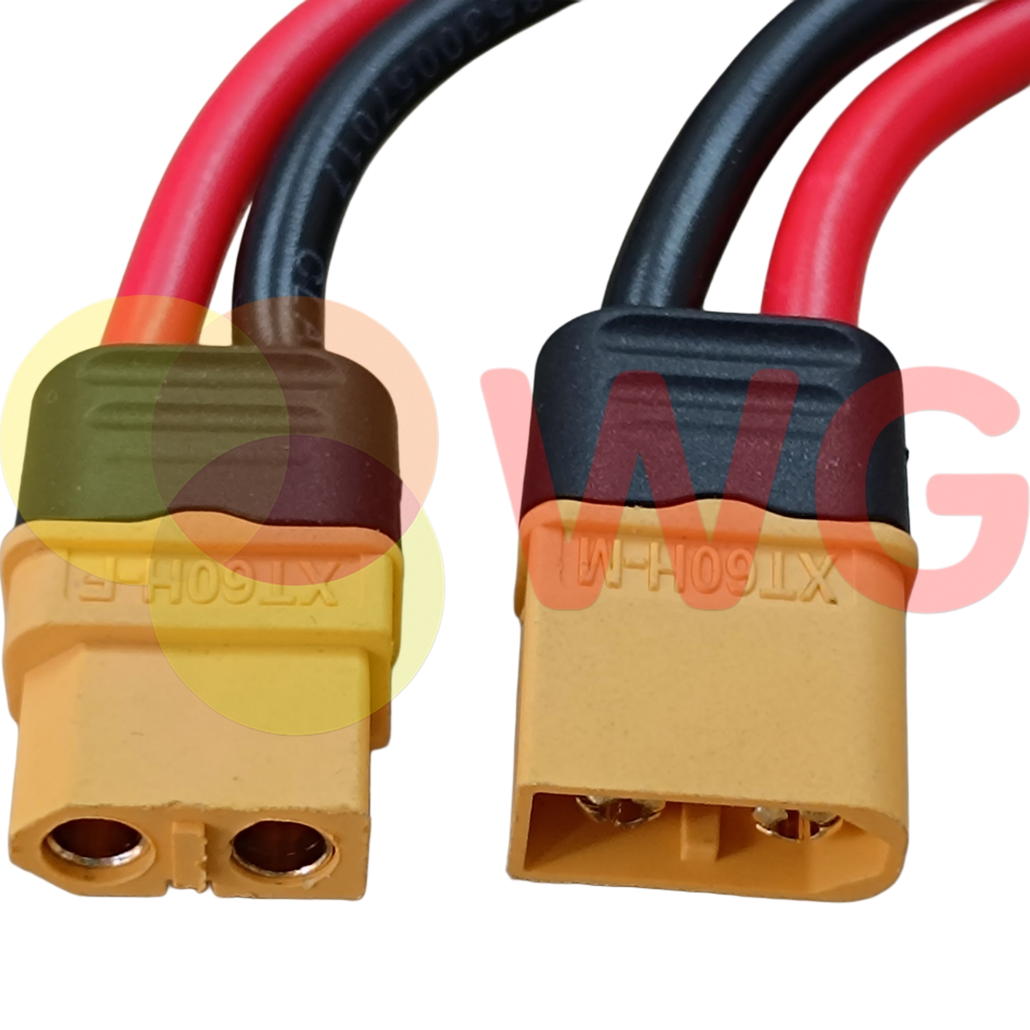 Battery Connector / Xt60 Connector / Set W/Wires / E-Scooty