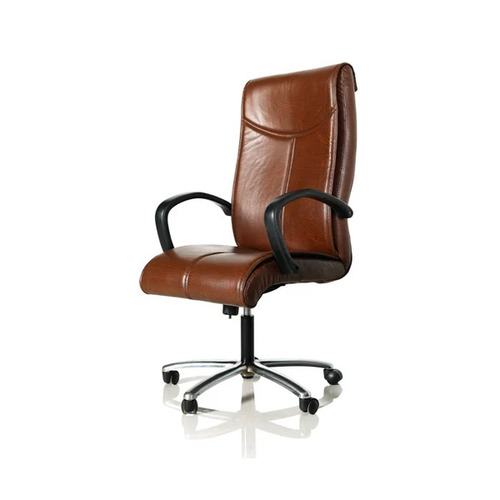 Brown Leatherite Rexine Office Chair