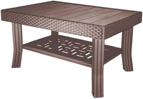 Brown Plastic Center Table