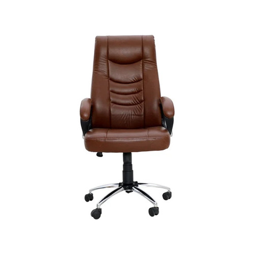 Brown Rexine Office Chair