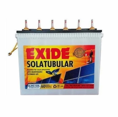 Exide Solar Tubular C10 150ah Inverter Battery