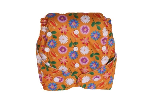Washable Baby Cloth Diapers - Color: Red
