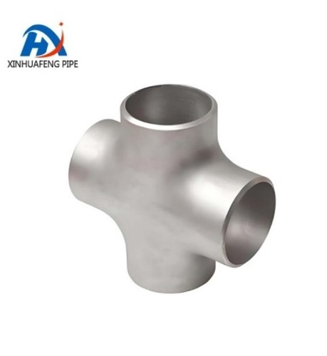 Welded Four Way Stainless Steel Equal Butt Cross