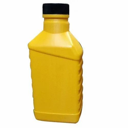 Yellow Lubricating Oil Bottle