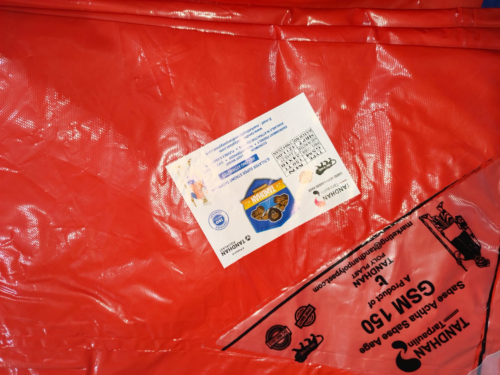 Tandan 150 Gsm Hdpe Tarpaulin Sheets