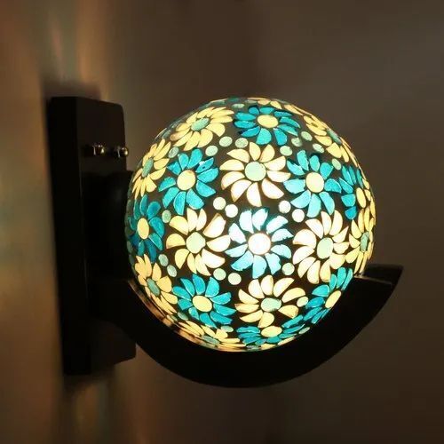 Crafted Glass Wall Lamp