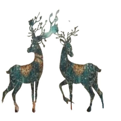 Deer Nature Printed Wallpaper