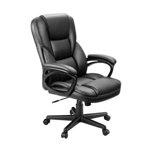 High Back Black Leather Boss Office Chair