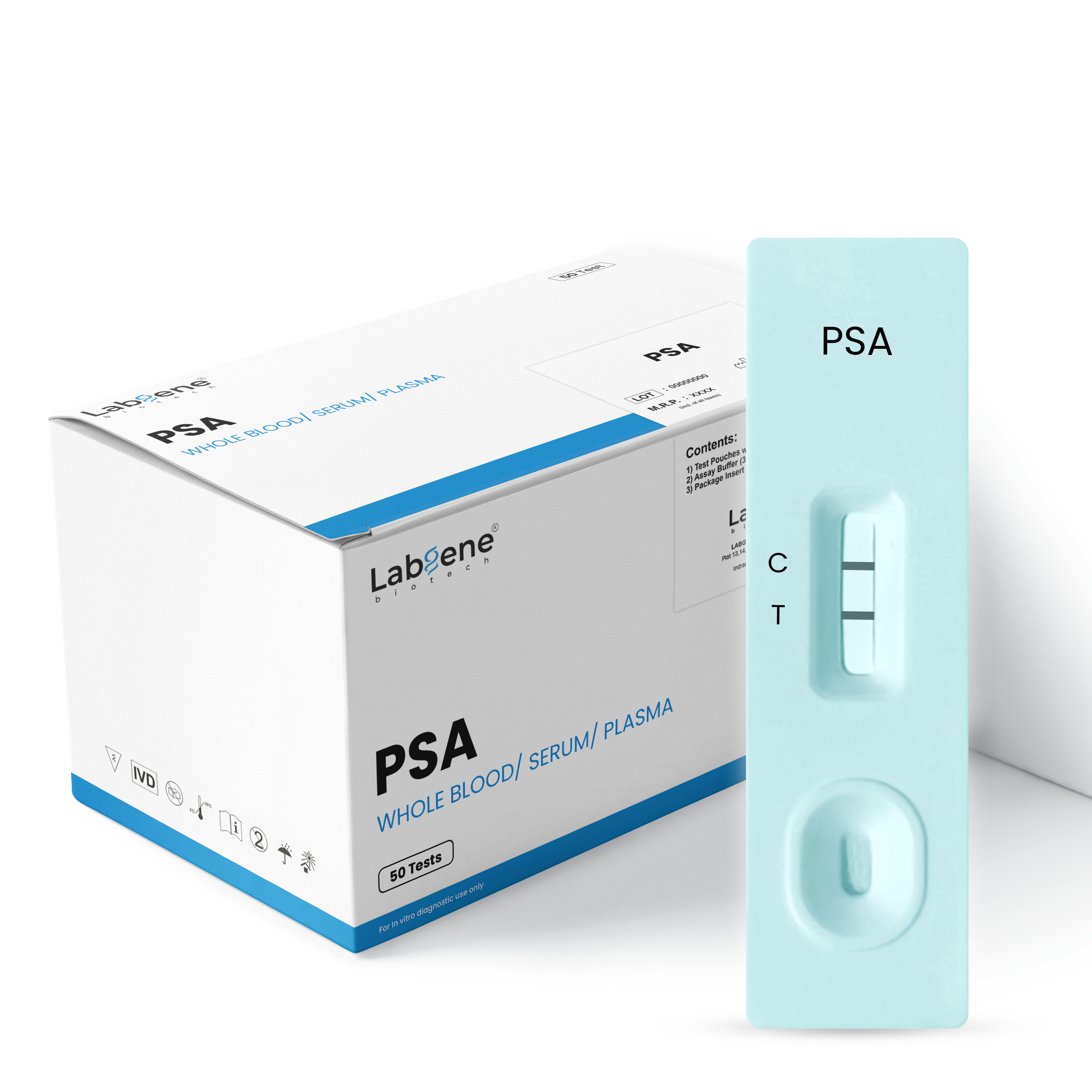 Labgene PSA Rapid Test Kit 50 Test Kits Pack
