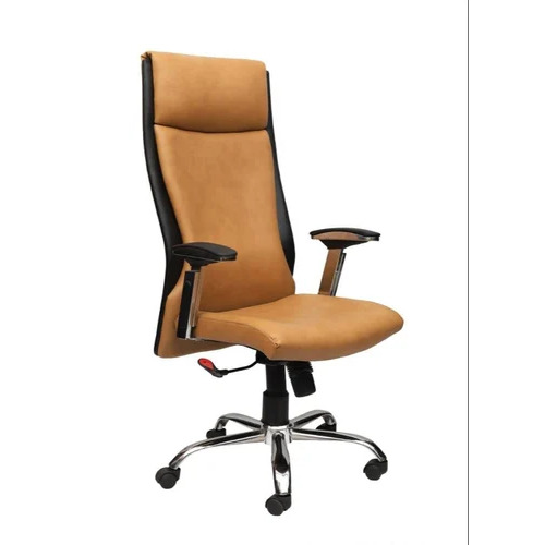 Light Brown Leather Office Chair
