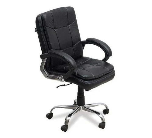 Medium Back Leather Office Chair
