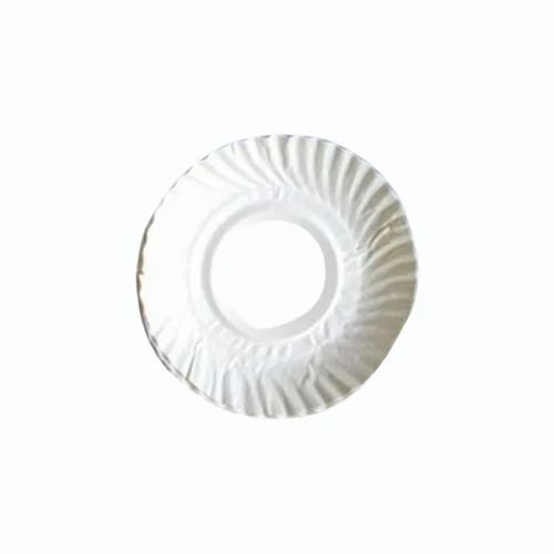 White Paper Plate
