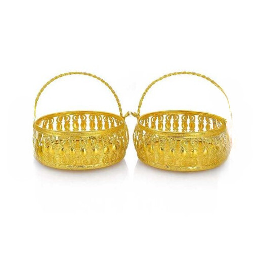 Golden German Silver Basket