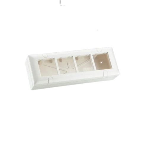 6 Module Plastic Gang Box