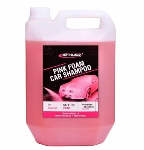 Pink Foam Colour Car Shampoo