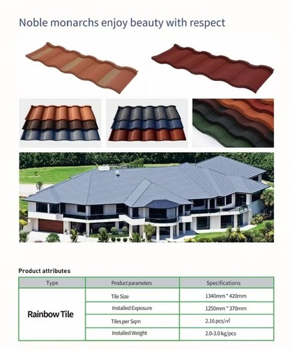 Rainbow Roof Tiles