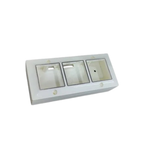 Silver Line 6 Module Plastic Gang Box
