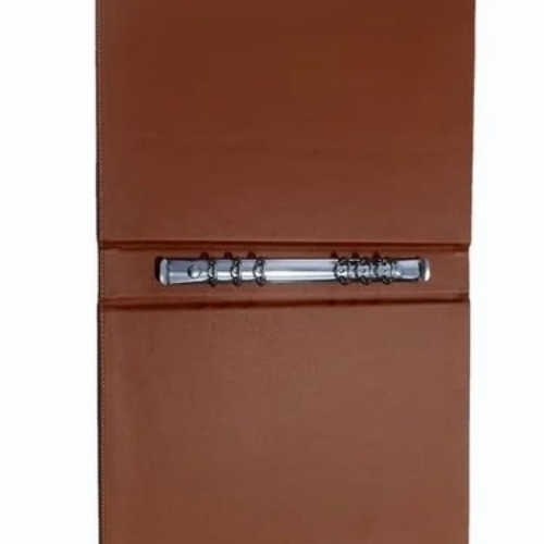 A4 Brown Leather File Folder
