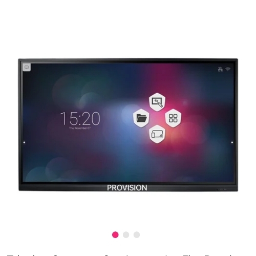 55 Inch Pro Interactive Flat Panel - Color: Black