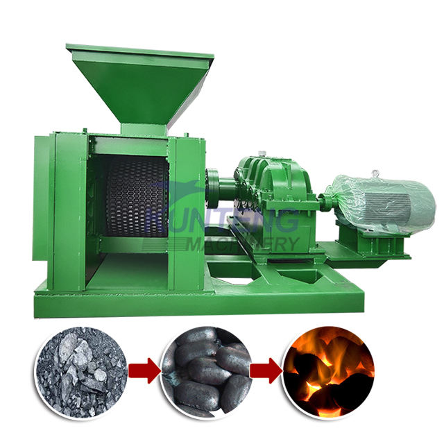 Automatic Powder Compression Ball Press Machine Kaolin Ball Pressing Machine Briquette Charcoal Ball Press Equipment - Power Source: Electricity