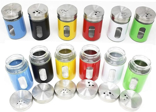 Glass Spice Jars - Material: Ceramic