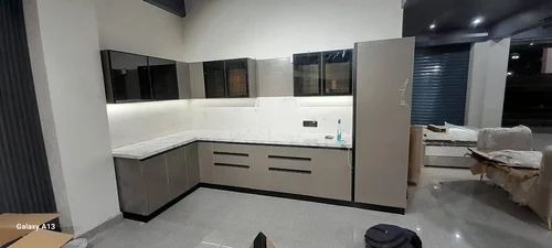 L Shaped Modular Kitchen