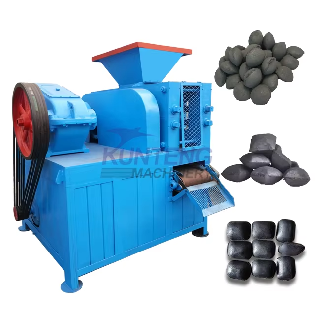 Ore Powder Coal Ash Pressing Machine Charcoal Briquette Machine Price Sawdust Charcoal Briquette Machine Line - Briquette Size: 2-10Mm