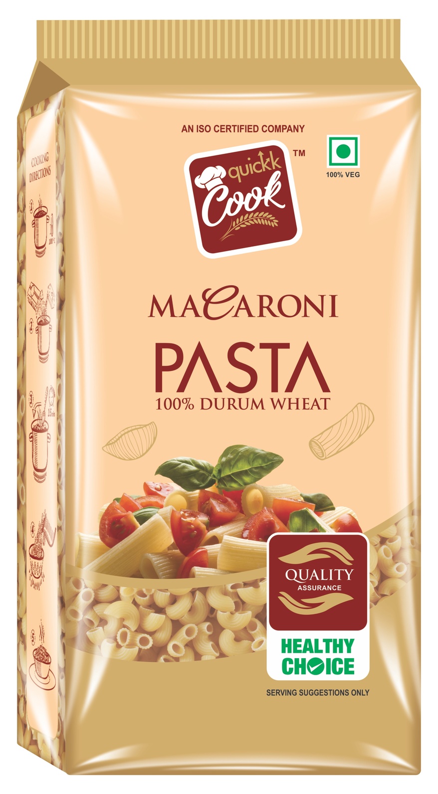 Shreeji Fussilli Quickk Cokk Pasta 500g