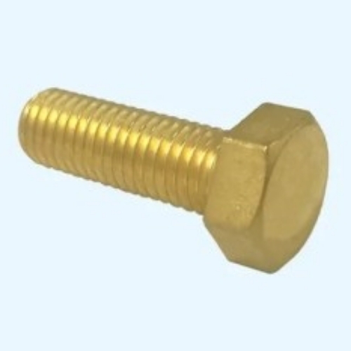Solid Brass Hexagonal Head Machine Bolt