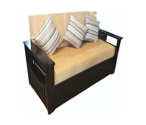 Black Wood Sofa Cum Bed