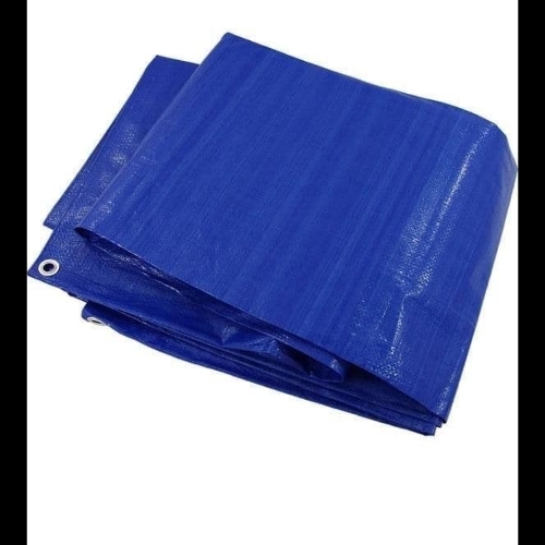Blue Waterproof Plastic Tarpaulin