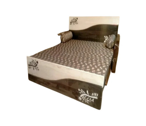 Brown Sheesham Wood Sofa Cum Bed