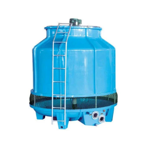 Industrial Cooling Towers - Color: Blue