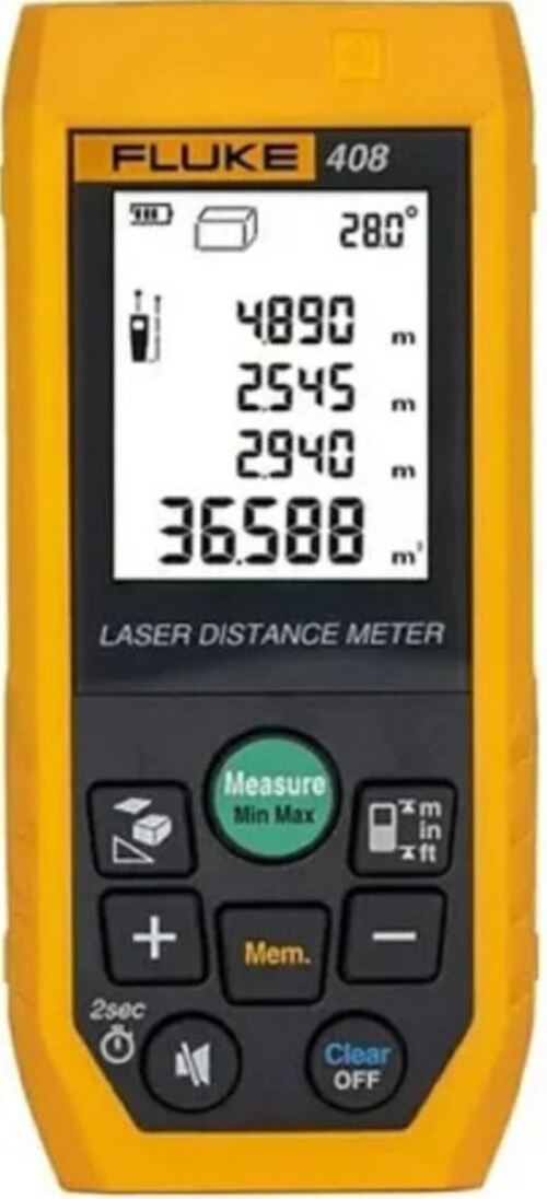 Laser Distance Meter Fluke 408 - Capacity: 0.2 To 80 M M3/hr