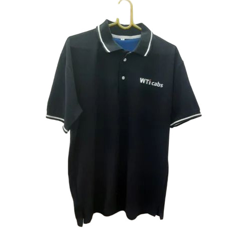Men Black Polo T Shirts
