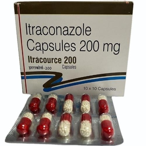 200 Mg Itracinazole Capsules - 10x10 Capsule Size | Dosage 200 mg, Origin India, Suitable For All
