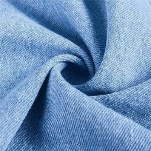 Cotton Denim Fabric - Color: Light Blue