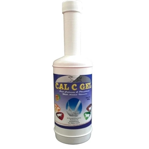 Gel Calcium Veterinary Medicine - 100ml Bottle, Liquid | Animal Health Supplement, 18 Months Shelf Life, Store in Dry Place