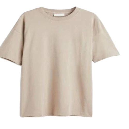 Men Cotton Plain T Shirt